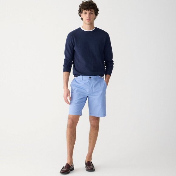 J. Crew Chino Short Men 29 Blue Resort Wear Vacation Classic Preppy Academia NWT - Picture 12 of 13